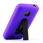 Wholesale Nokia Lumia 635 Armor Hybrid Stand Case (Purple Black)